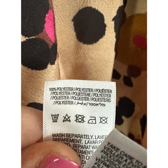 NEVER FULLY DRESSED Gold Louella Satin Animal Print Midaxi Dress - Sz 14 - Picture 6 of 7